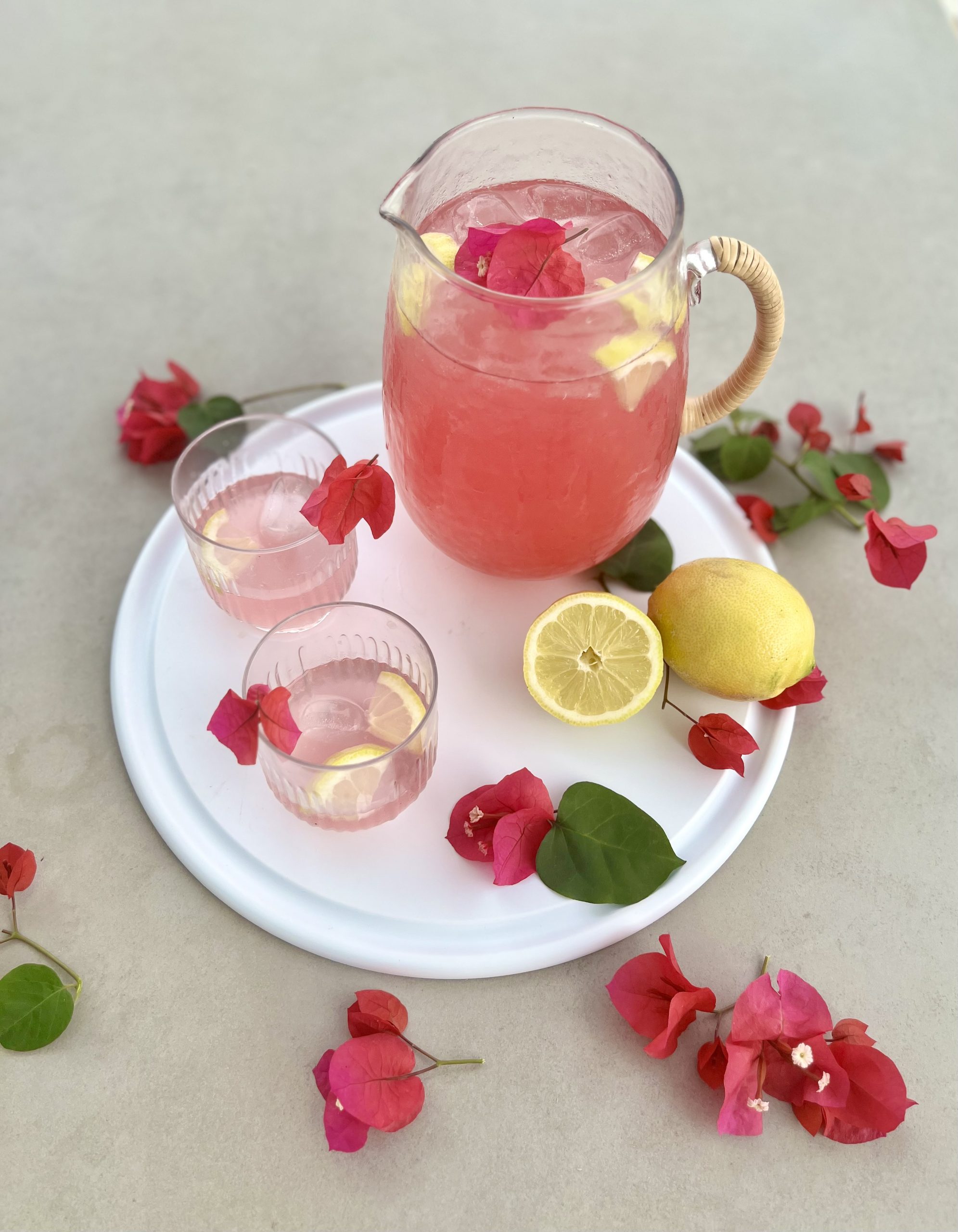 Limonada de buganvilla