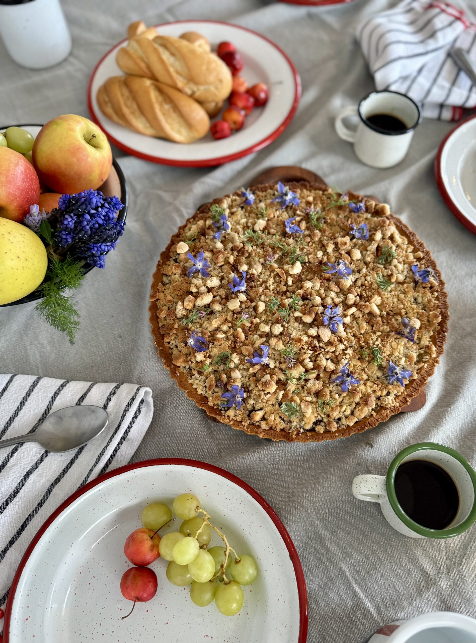 Crab de Manzana con Praliné de Almendra