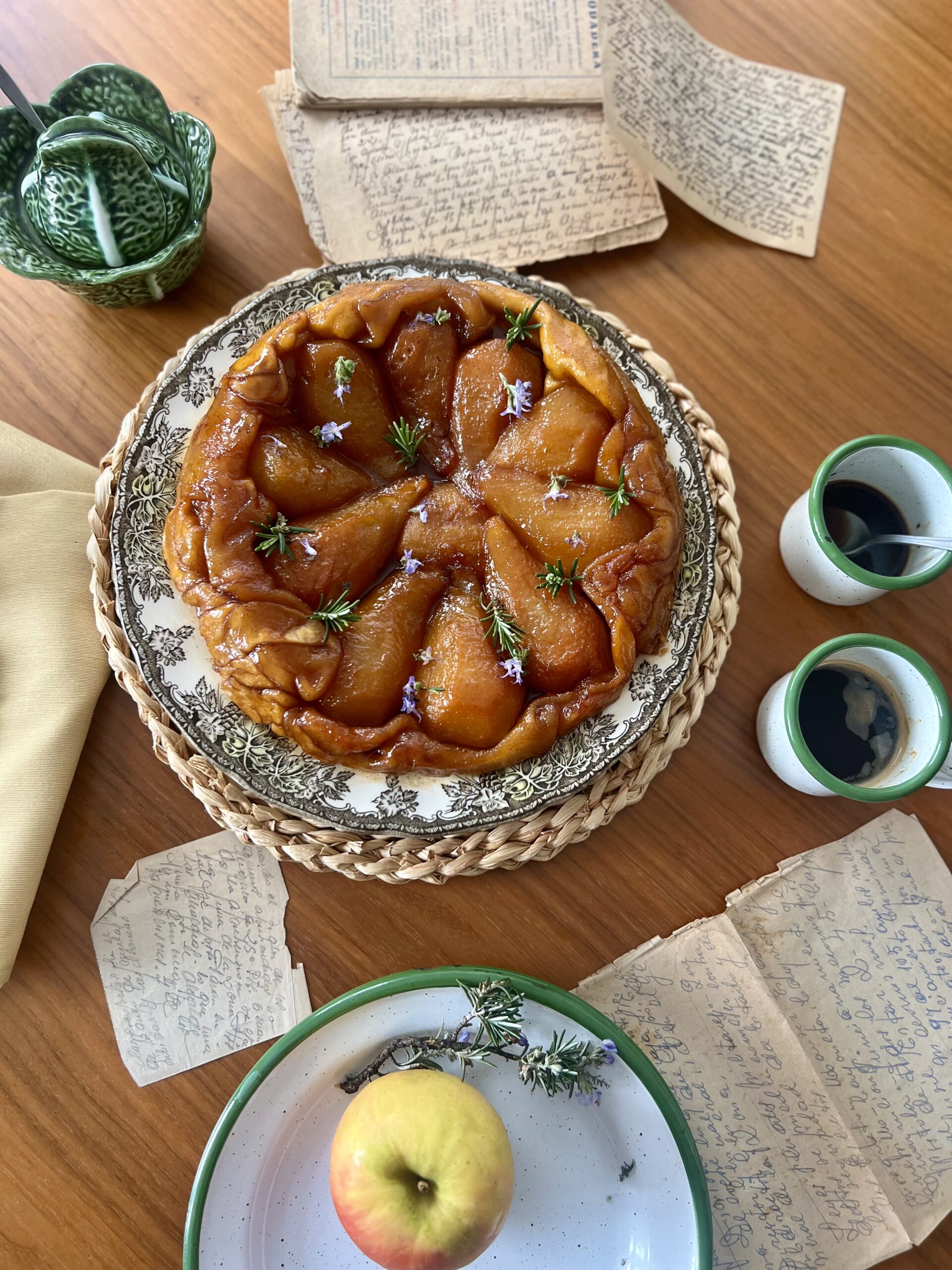 Tarta Tatín de Pera y Vainilla