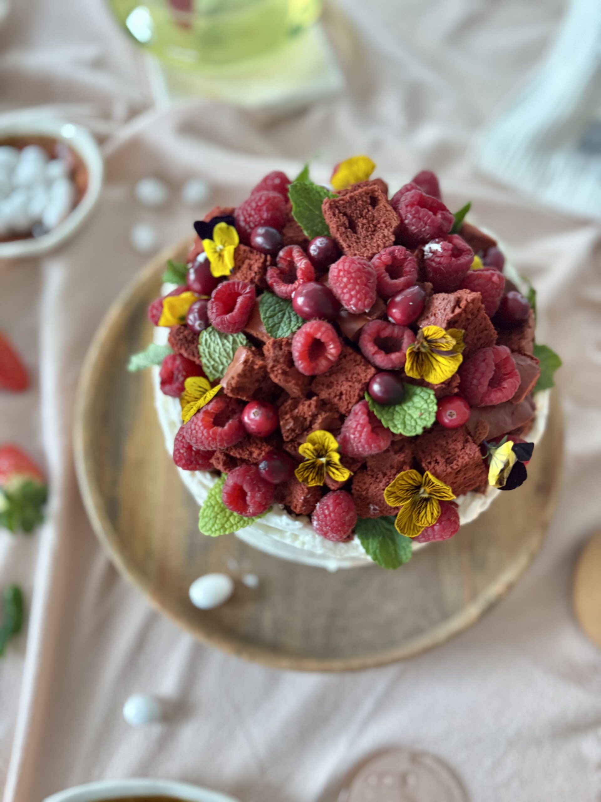 Red Velvet de Frambuesa con Buttercream de Vainilla