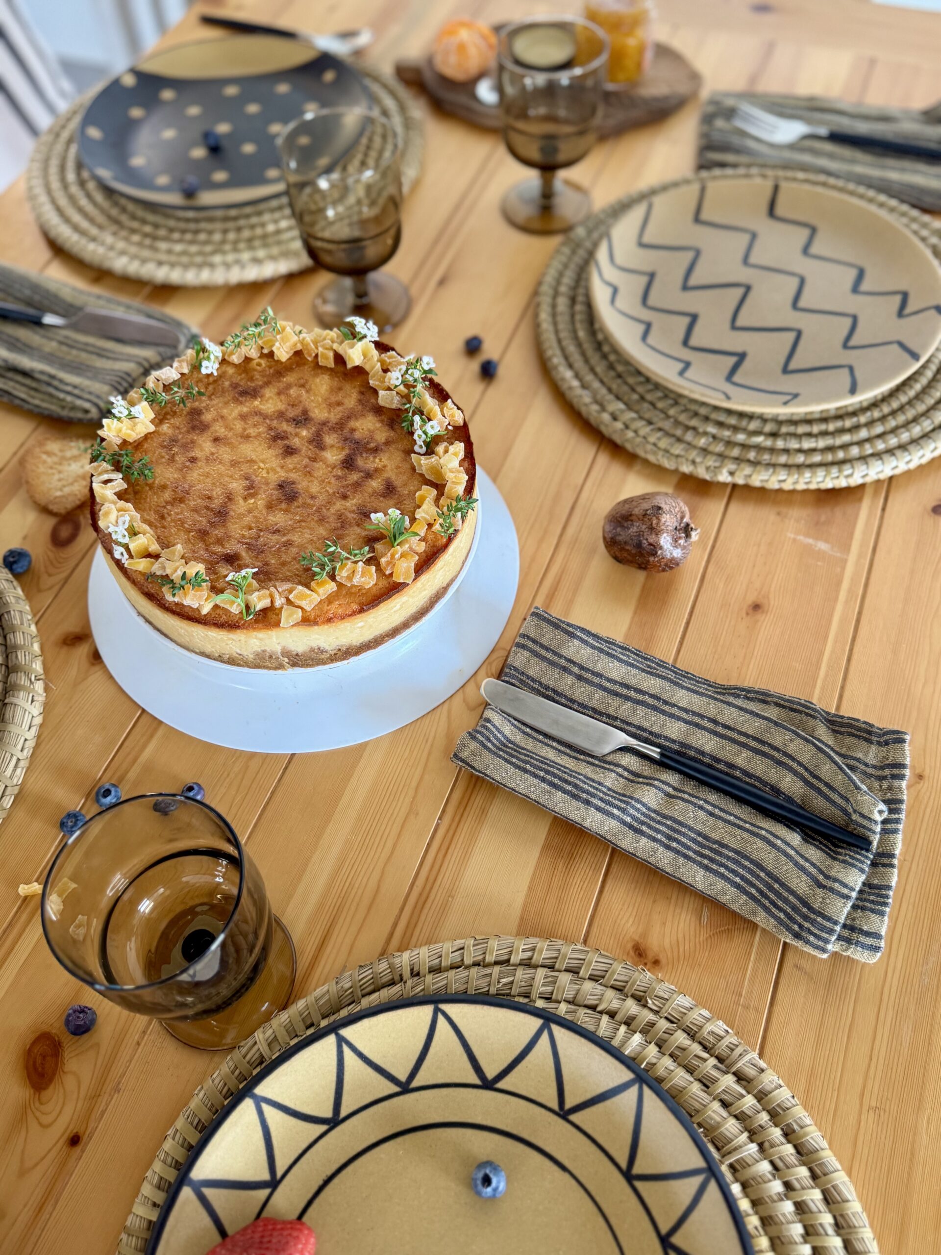 Tarta de 3 quesos